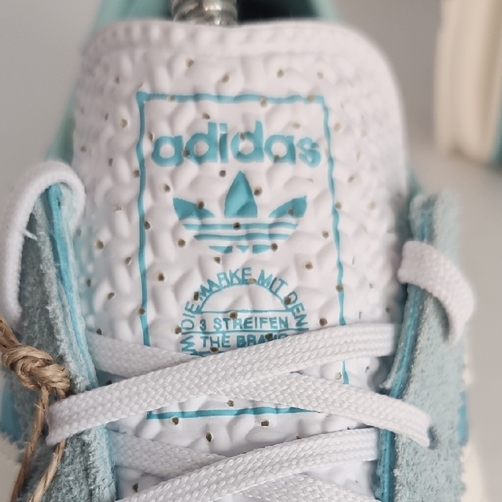 Adidas SL 72 OG Women's Light Blue and White Sneakers - Picture 6 of 8